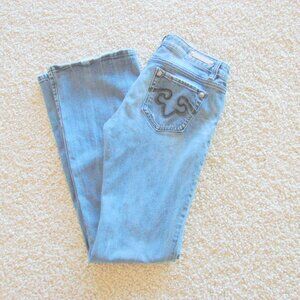 Express Rerock Bootcut Jeans Size 8L